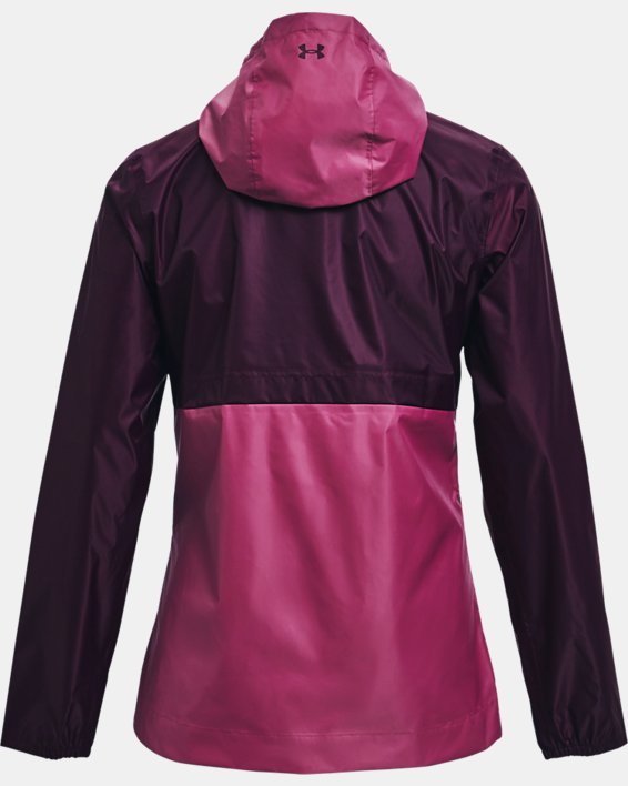 Women's UA Stormproof Cloudstrike Shell Jacket, Purple, pdpMainDesktop image number 6